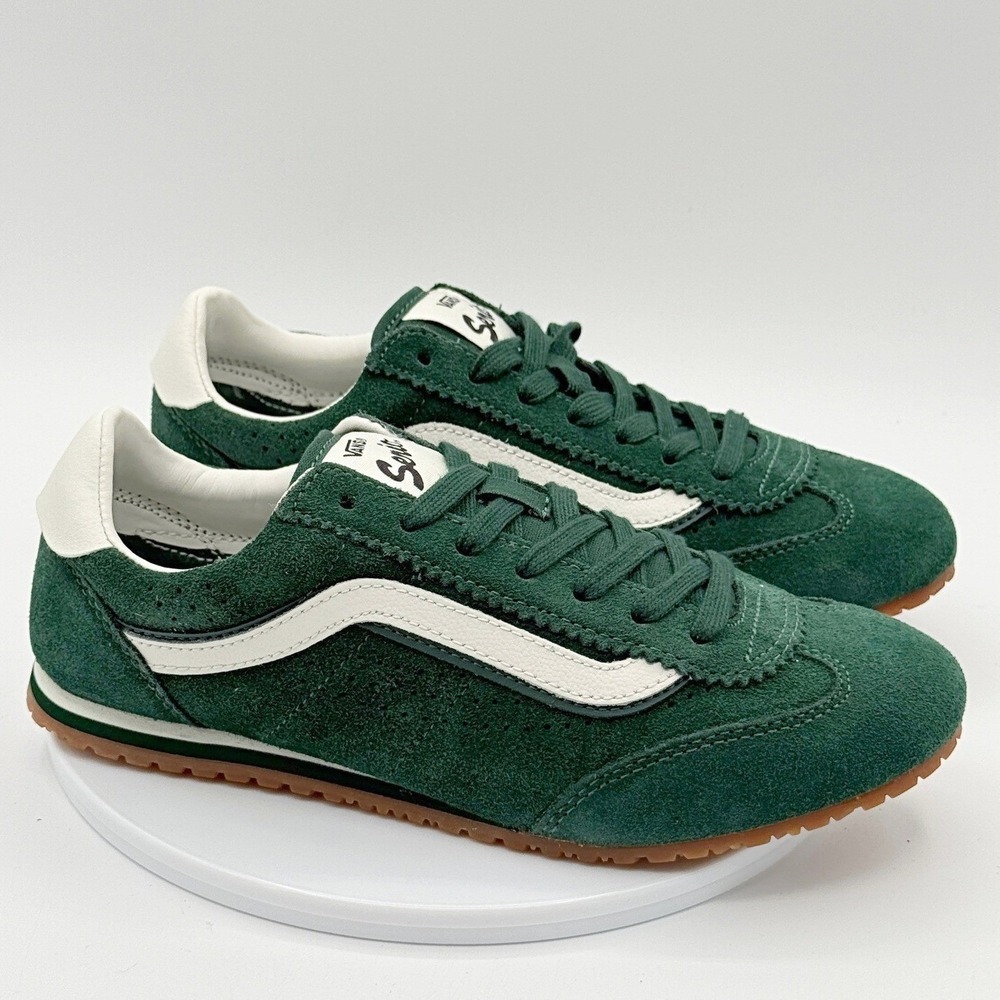 Vans Super Lowpro Emerald Green / Size 8 Womens / Suede New Size